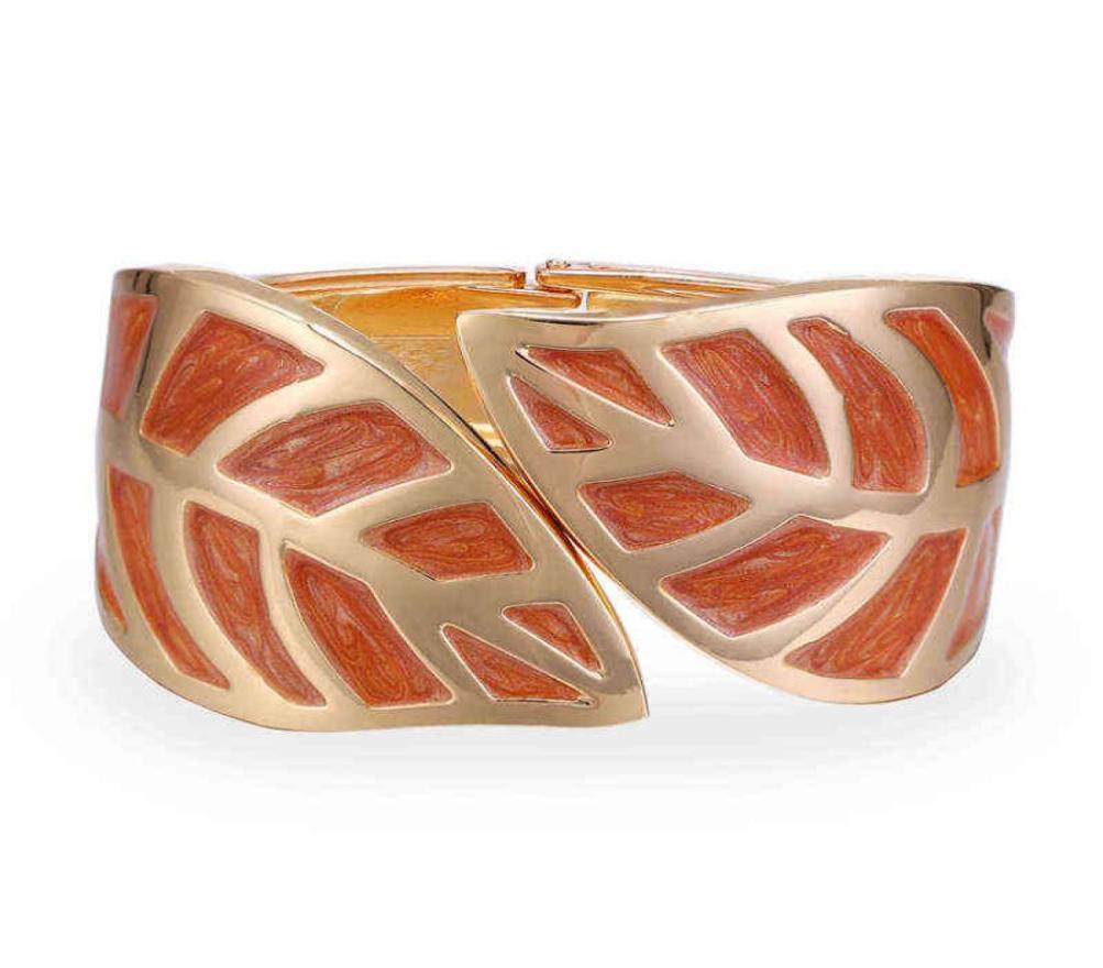Dripping Oil Metal Leaf Shape Bracelets Bangles for Women Femme Adjustable Opening Pulseira Feminina6428927
Dripping Oil Metal Leaf Shape Bracelets Bangles for Women Femme Adjustable Opening Pulseira Feminina6428927
