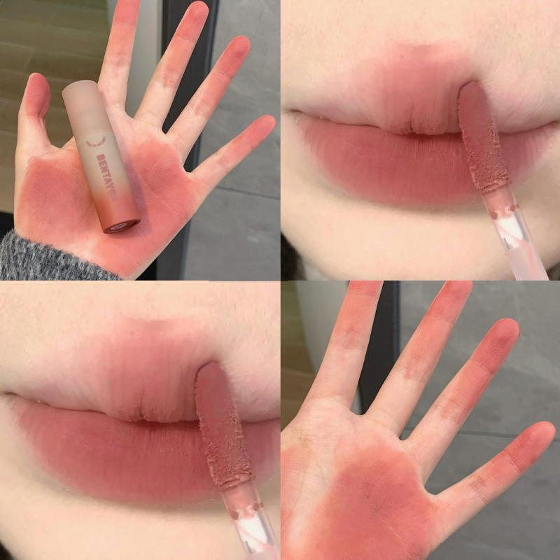 Lip Gloss Rose Red Brown Stain Waterproof Long-lasting Easy To Wear Velvet Mud Autumn/Winter Ambience Korean Makeup Tint, 06
Lip Gloss Rose Red Brown Stain Waterproof Long-lasting Easy To Wear Velvet Mud Autumn/Winter Ambience Korean Makeup Tint, 06