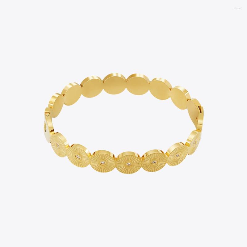 Bangle ENFASHION Pulseras Geometric Twist For Women Gold Color Stainless Steel Fashion Cute Elegant Jewelry Drop B232338
Bangle ENFASHION Pulseras Geometric Twist For Women Gold Color Stainless Steel Fashion Cute Elegant Jewelry Drop B232338