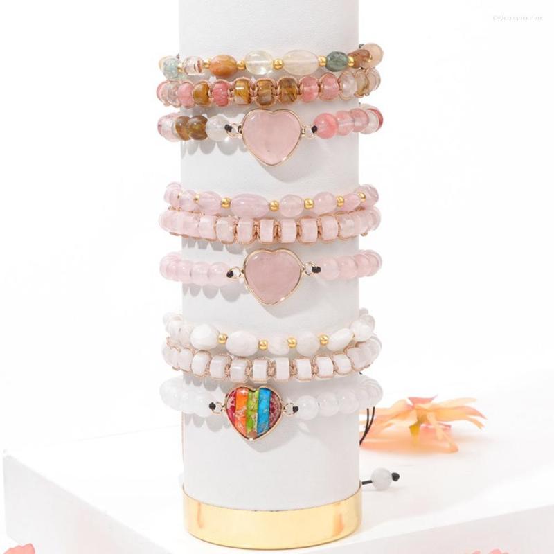 Charm Bracelets Adjustable Natural Gem Quartzs Stone Bracelet Set For Women Men Heart Braided Handmade Wire Wrapped Wristbands
Charm Bracelets Adjustable Natural Gem Quartzs Stone Bracelet Set For Women Men Heart Braided Handmade Wire Wrapped Wristbands