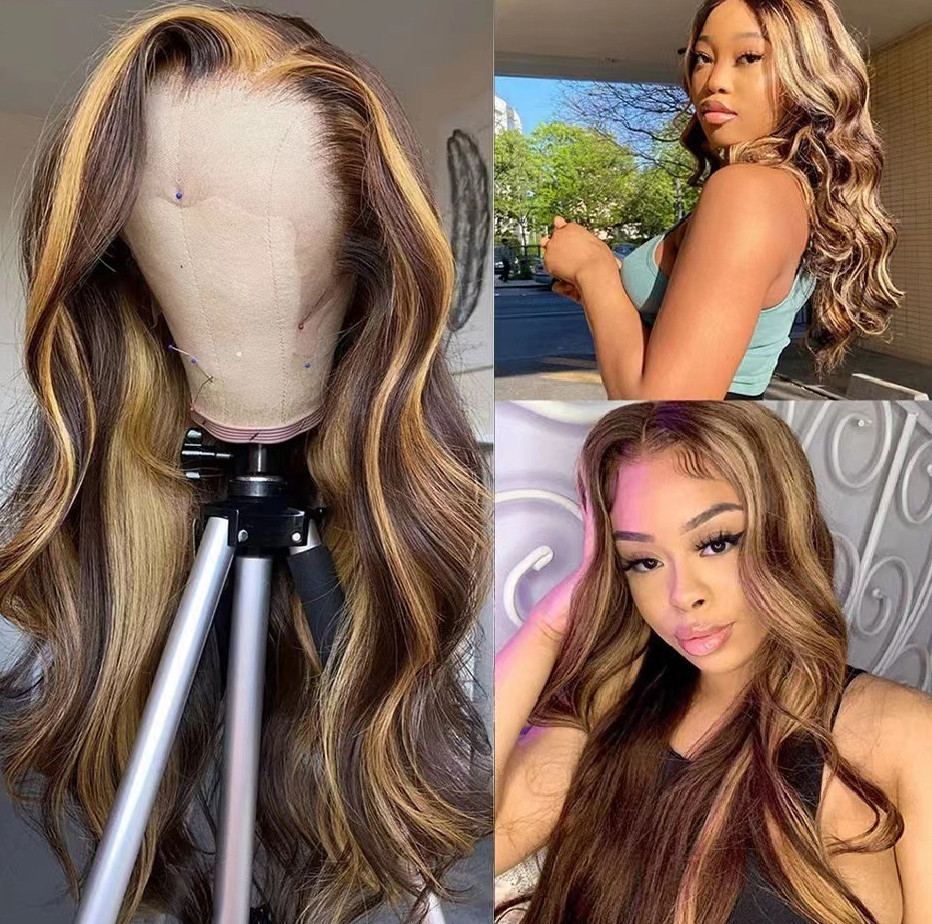 The latest 32-inch lace wig for women big wavy body wavy human hair wigs a variety of styles to choose from support customization