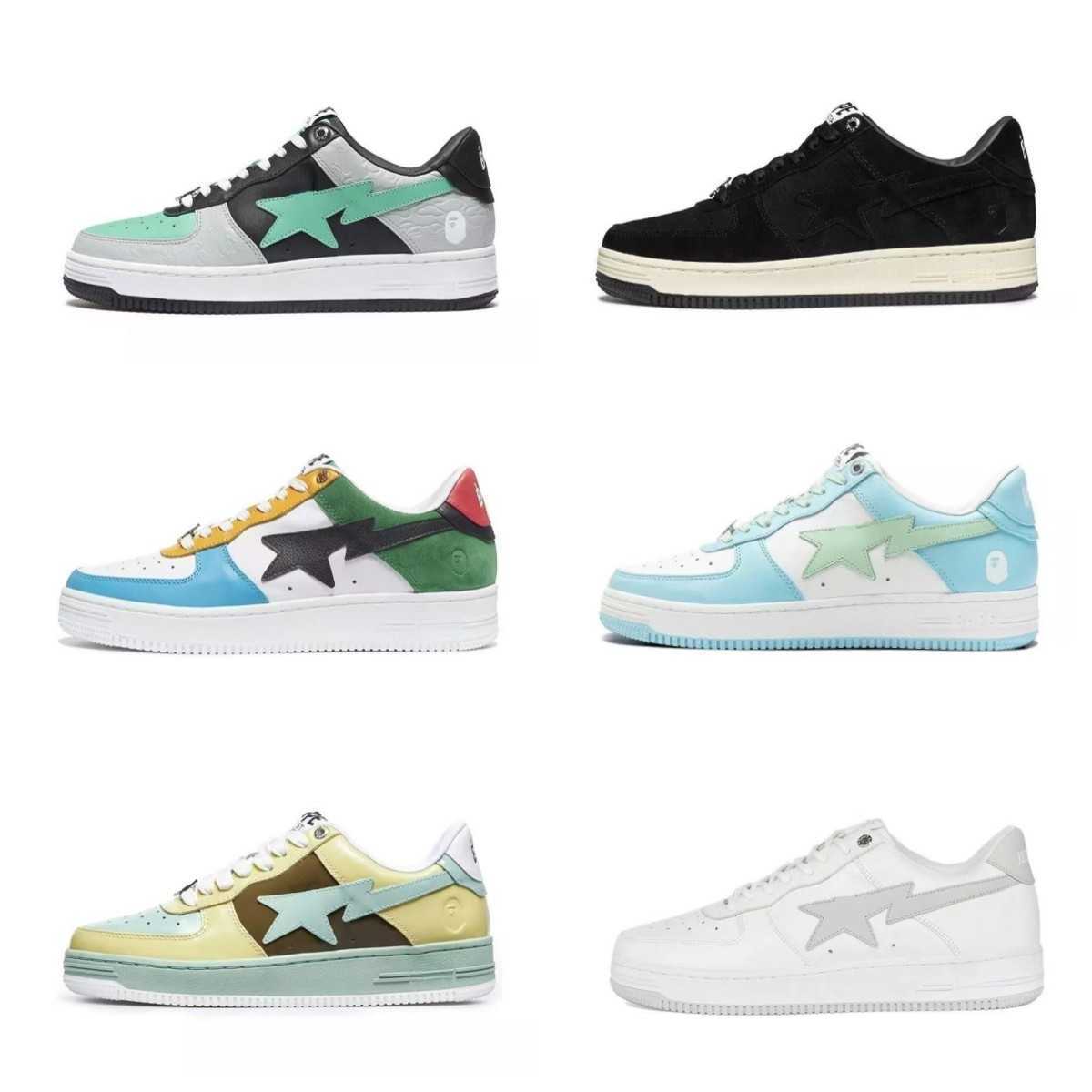 Bapesta Casual Shoes Men Women Black White Green Blue Suede Mens Womens Trainers Low Outdoor Sports Sneakers, 29
Bapesta Casual Shoes Men Women Black White Green Blue Suede Mens Womens Trainers Low Outdoor Sports Sneakers, 29