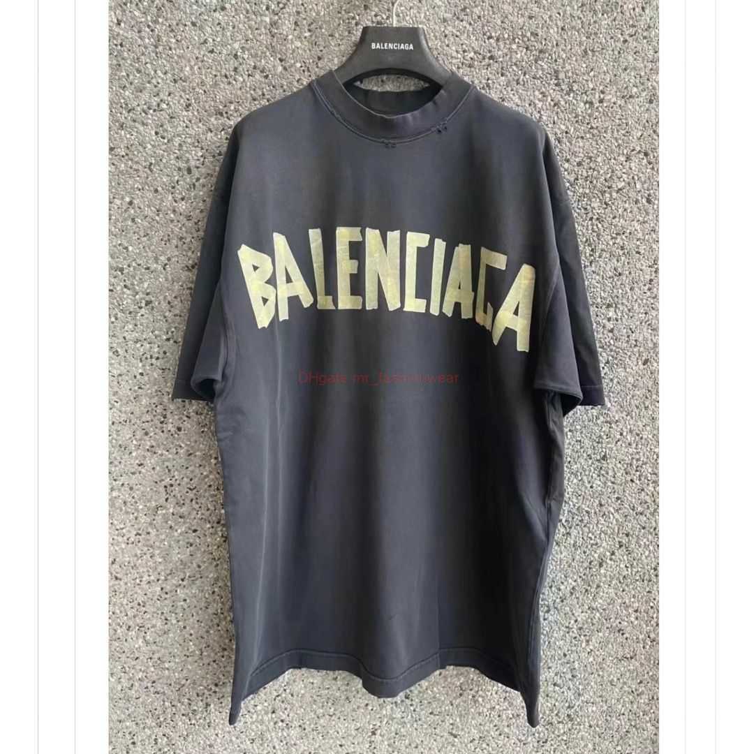 Designer Fashion Clothing French Paris BB Luxury TShirt Tees paris New Damaged Tape Letter Printing Short Sleeve Trendy Loose Cotton Round Neck Tshirt Casual cotton, Black
Designer Fashion Clothing French Paris BB Luxury TShirt Tees paris New Damaged Tape Letter Printing Short Sleeve Trendy Loose Cotton Round Neck Tshirt Casual cotton, Black
