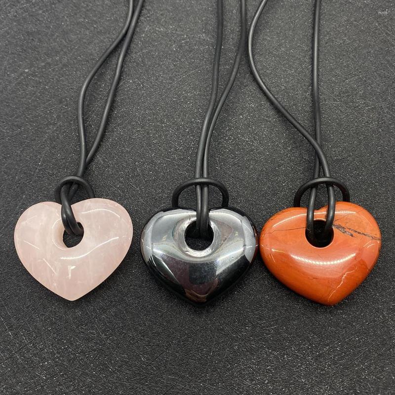 Pendant Necklaces Natural Stone Necklace Crystal Quartz Hematite Redstone Heart 30x35mm Pendants For Women Fashion Jewelry Gifts
Pendant Necklaces Natural Stone Necklace Crystal Quartz Hematite Redstone Heart 30x35mm Pendants For Women Fashion Jewelry Gifts