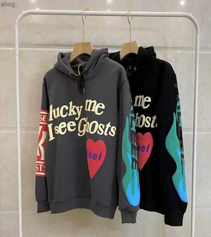 Mens Designer Hoodie Lucky Me i See Ghost Hoodies High Fashion Sweatshirt Long Sleeve Hip Hop Street Style Pullover2652082, Black
Mens Designer Hoodie Lucky Me i See Ghost Hoodies High Fashion Sweatshirt Long Sleeve Hip Hop Street Style Pullover2652082, Black