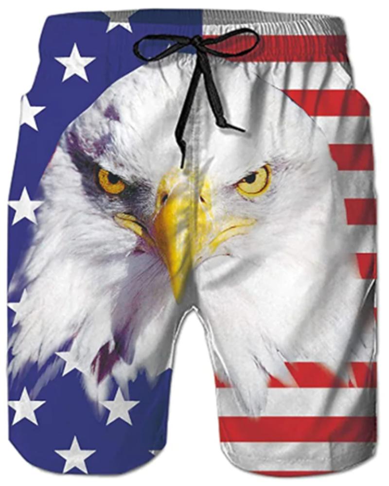 Men' Shorts Summer Swimming Trunks 3d Eagle Print Casual Beach Comfortable Street Fitness Pants Fashion Hip-hop, Picture color
Men' Shorts Summer Swimming Trunks 3d Eagle Print Casual Beach Comfortable Street Fitness Pants Fashion Hip-hop, Picture color