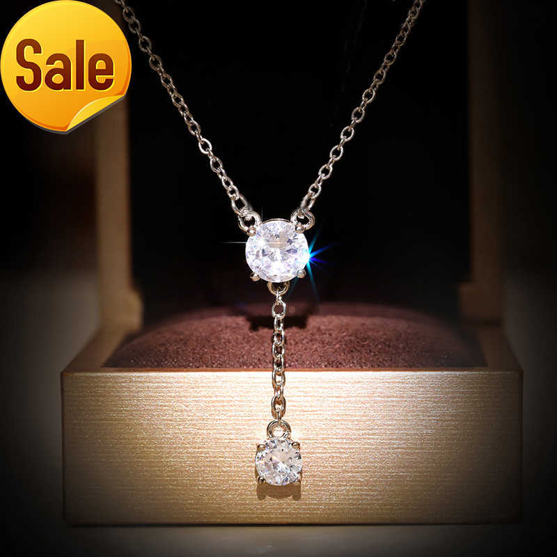 CAOSHI 925 Silver Plated Round Cut Pendant Necklaces Elegant Cubic Zirconia CZ Necklace Women Bridal Lady
CAOSHI 925 Silver Plated Round Cut Pendant Necklaces Elegant Cubic Zirconia CZ Necklace Women Bridal Lady