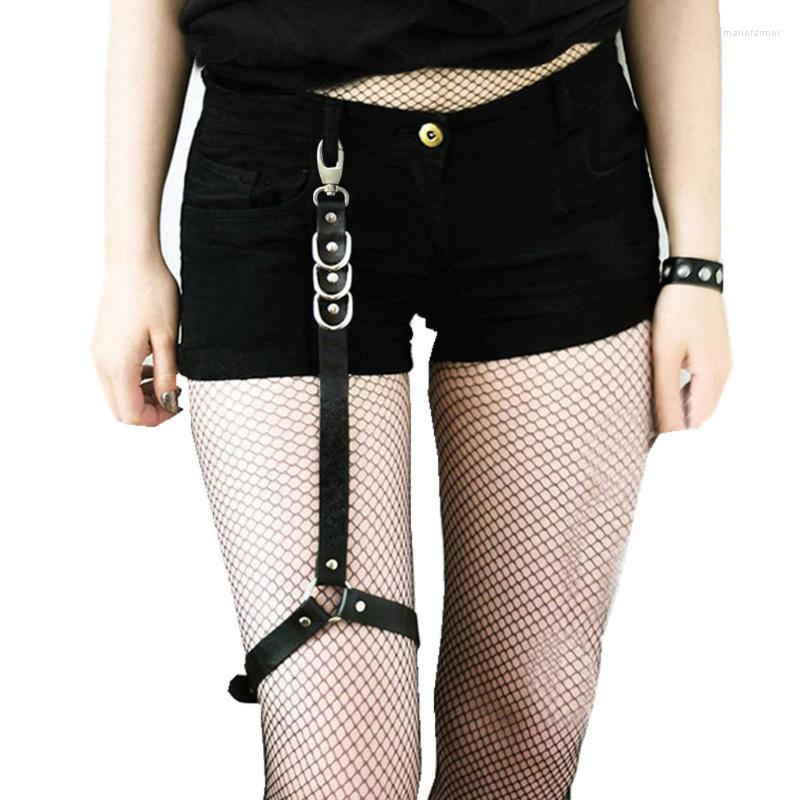 Garters EagleKu Street Punk Rock Handcrafted Leather Belt Waist Chain Thigh High Suspenders Straps For Shorts Jeans Body Jewelry, Red
Garters EagleKu Street Punk Rock Handcrafted Leather Belt Waist Chain Thigh High Suspenders Straps For Shorts Jeans Body Jewelry, Red