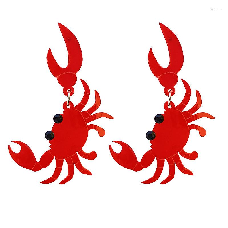 Dangle Earrings Design Big Crab Drop For Women Creative Animal Resin Acrylic Earring Brinco Beach Party Gift Fashion Jewelry
Dangle Earrings Design Big Crab Drop For Women Creative Animal Resin Acrylic Earring Brinco Beach Party Gift Fashion Jewelry