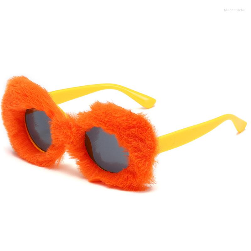 Sunglasses Arrival Orange Furry Embellished For Women Vintage Oval Funny Decorative Glasses Winter Thermal Fluffy Eyewear
Sunglasses Arrival Orange Furry Embellished For Women Vintage Oval Funny Decorative Glasses Winter Thermal Fluffy Eyewear