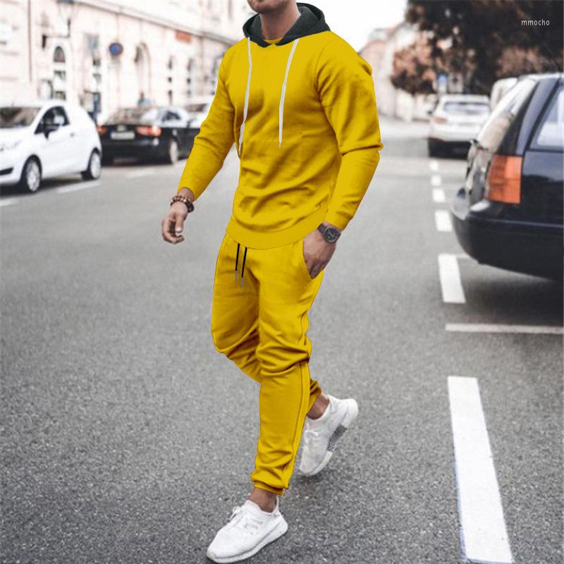 Men's Tracksuits 2023 Fall Mens Fashion Two Piece Suits Solid Color Long Sleeve Drawstring Hoodie Top And Pants Set Men Spring Leisure, 09 grey 
Men's Tracksuits 2023 Fall Mens Fashion Two Piece Suits Solid Color Long Sleeve Drawstring Hoodie Top And Pants Set Men Spring Leisure, 09 grey