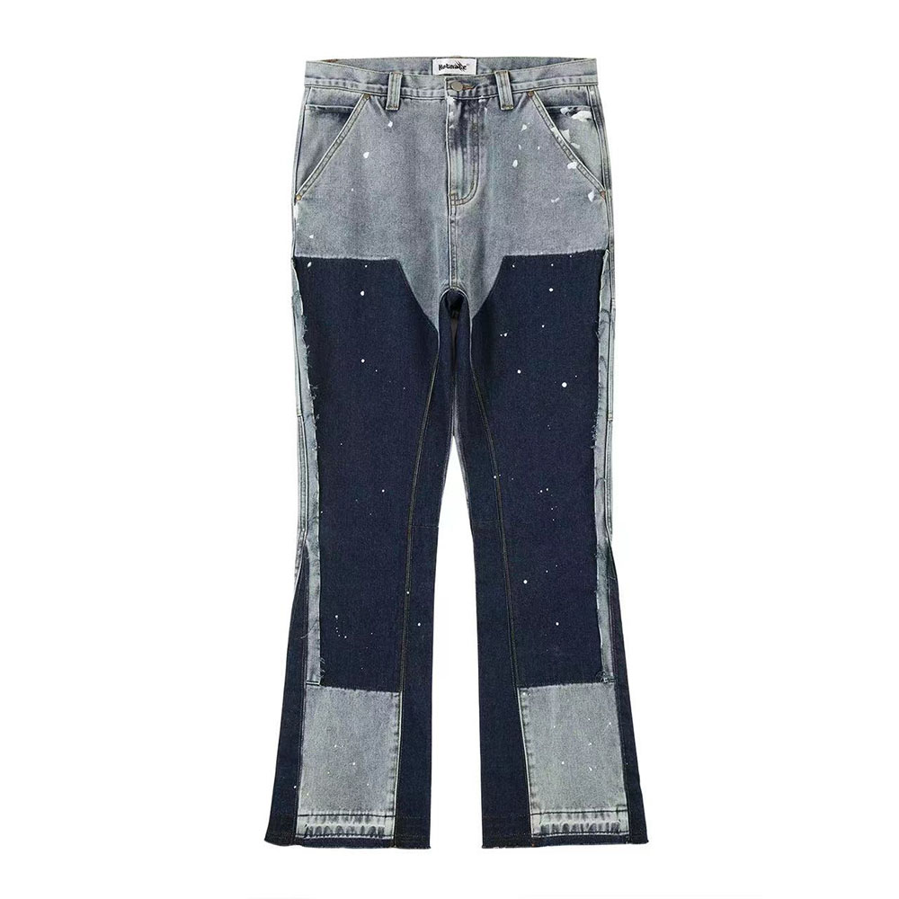 Flare Pants for Men Casual Washed Baggy Straight Denim Trousers Jeans 
Flare Pants for Men Casual Washed Baggy Straight Denim Trousers Jeans