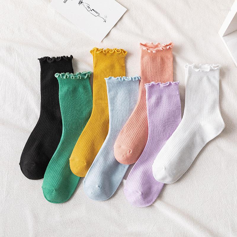 Women Socks Macaron Solid Color Cute Sweet Girl Frilly Sock Fashion Japan Wood Ear Light Mouth Cotton Ruffle, Yellow
Women Socks Macaron Solid Color Cute Sweet Girl Frilly Sock Fashion Japan Wood Ear Light Mouth Cotton Ruffle, Yellow