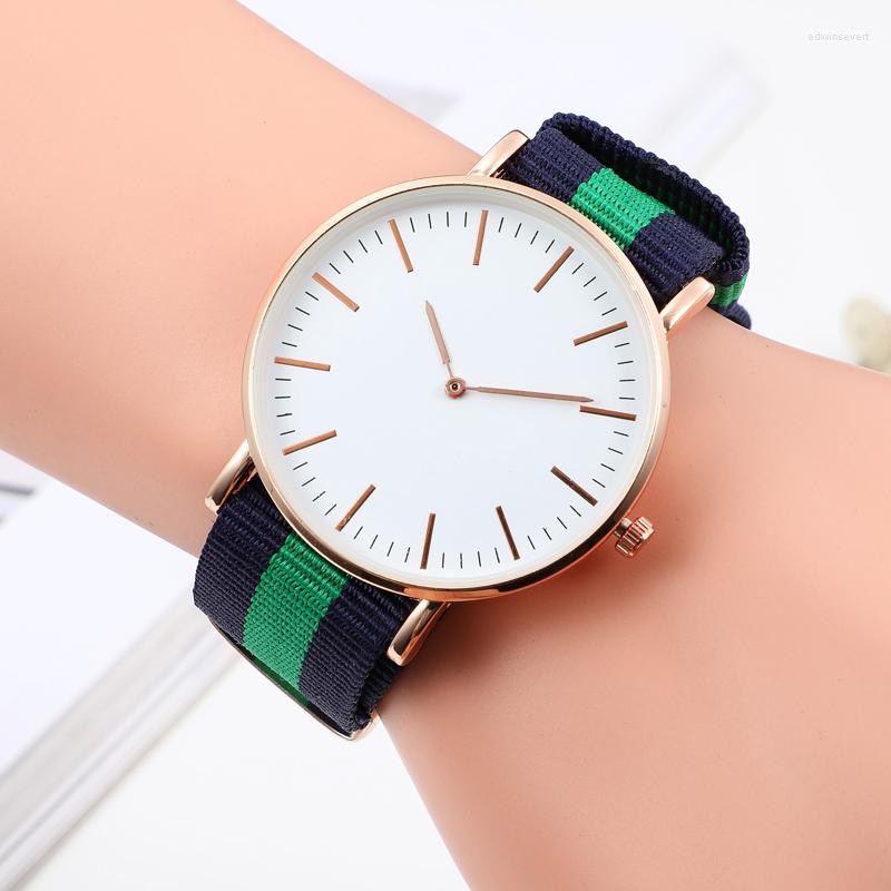 Wristwatches Fashion Casual Women's Wrist Watches Luxury Nylon Band Gold Silver Ladies Analog Quartz Watch Dress Clock, Silver 2
Wristwatches Fashion Casual Women's Wrist Watches Luxury Nylon Band Gold Silver Ladies Analog Quartz Watch Dress Clock, Silver 2