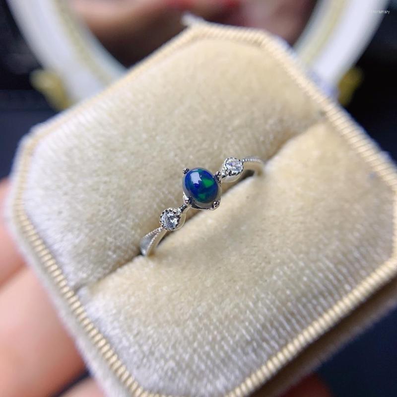 Cluster Rings Natural Black Opal Ring 925 Silver Certified Fire Color Burst Flash 4x5mm Gemstone Girl's Holiday Gift Free Product
Cluster Rings Natural Black Opal Ring 925 Silver Certified Fire Color Burst Flash 4x5mm Gemstone Girl's Holiday Gift Free Product
