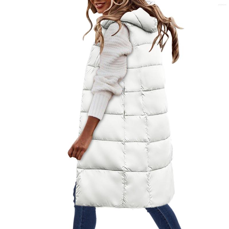 Women's Vests Autumn Winter Cotton Vest With Hood Women Ladies Casual Waistcoat Female Sleeveless Long Jacket Slim Fit Warm Puffer Coat, White
Women's Vests Autumn Winter Cotton Vest With Hood Women Ladies Casual Waistcoat Female Sleeveless Long Jacket Slim Fit Warm Puffer Coat, White