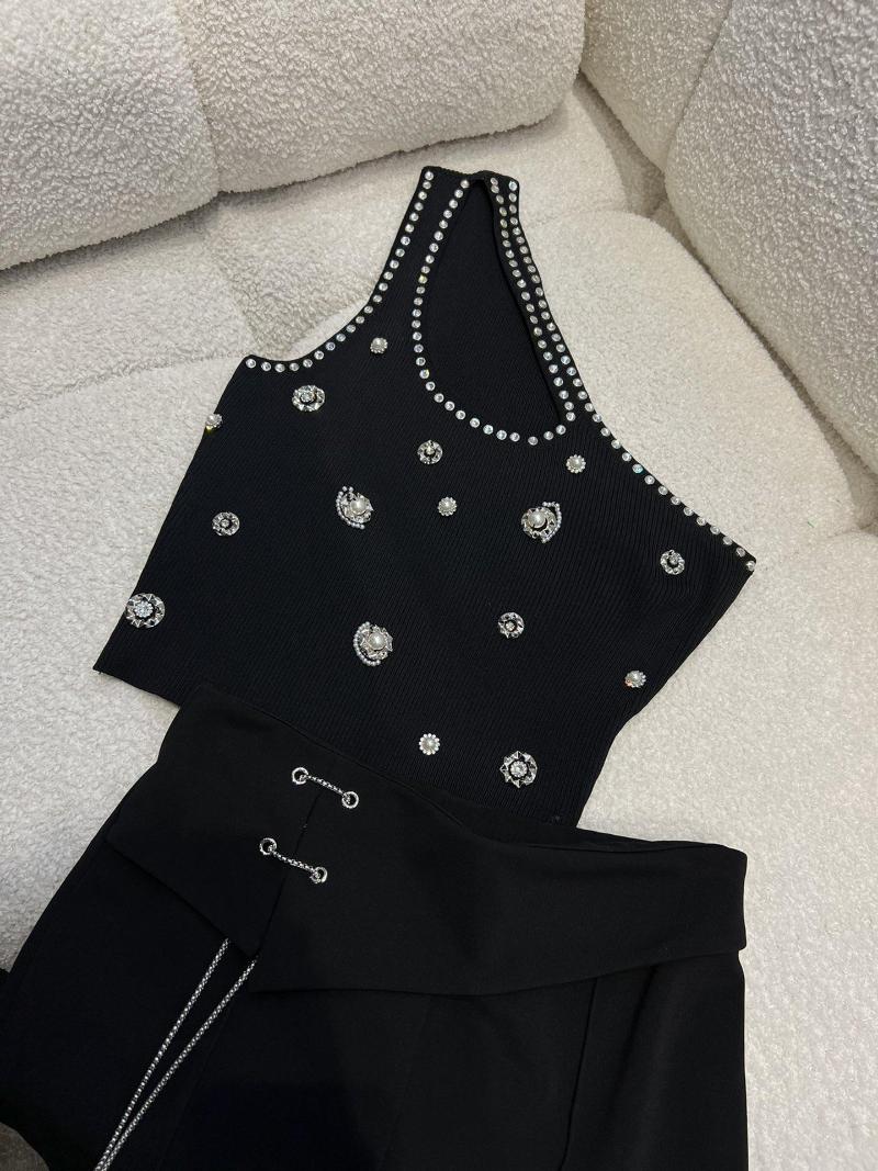 Women' Two Piece Pants 2023 Women' Fashion Suit Handmade Small Vest Trousers 2-piece Set 0220
Women' Two Piece Pants 2023 Women' Fashion Suit Handmade Small Vest Trousers 2-piece Set 0220