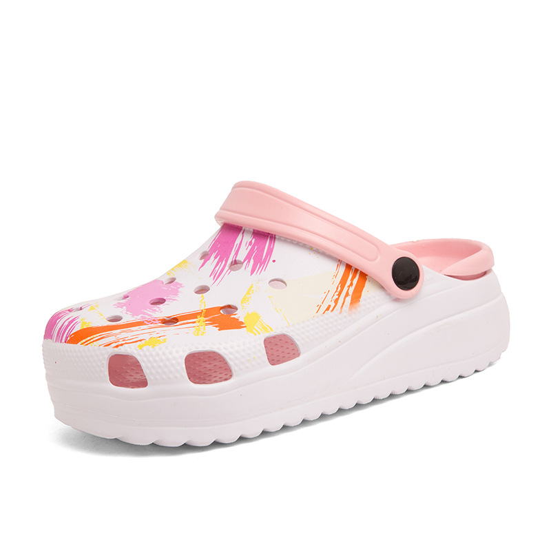 Dongdong Shoes Women's Summer Outwear Anti slip Feet Feeling Sandals Women's Leisure Soft Sole Beach Thick Sole Slippers F708-6, Pink-white
Dongdong Shoes Women's Summer Outwear Anti slip Feet Feeling Sandals Women's Leisure Soft Sole Beach Thick Sole Slippers F708-6, Pink-white