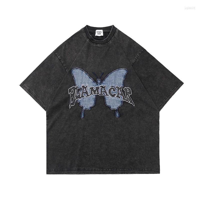 Men's T Shirts Men's Hi Street Vintage With Butterfly Patchwork Fashion Streetwear Oversized Y2K Hip Hop Tees Short Sleeve Tops, Black
Men's T Shirts Men's Hi Street Vintage With Butterfly Patchwork Fashion Streetwear Oversized Y2K Hip Hop Tees Short Sleeve Tops, Black