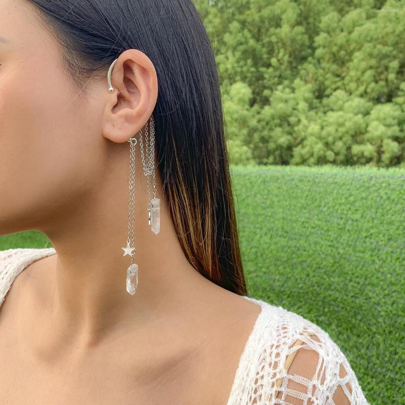 Backs Earrings Women's Ear Clip Without Hole Hook Sweet And Fresh Star Tassel Versatile Vintage Imitation Crystal Stud Gifts
Backs Earrings Women's Ear Clip Without Hole Hook Sweet And Fresh Star Tassel Versatile Vintage Imitation Crystal Stud Gifts