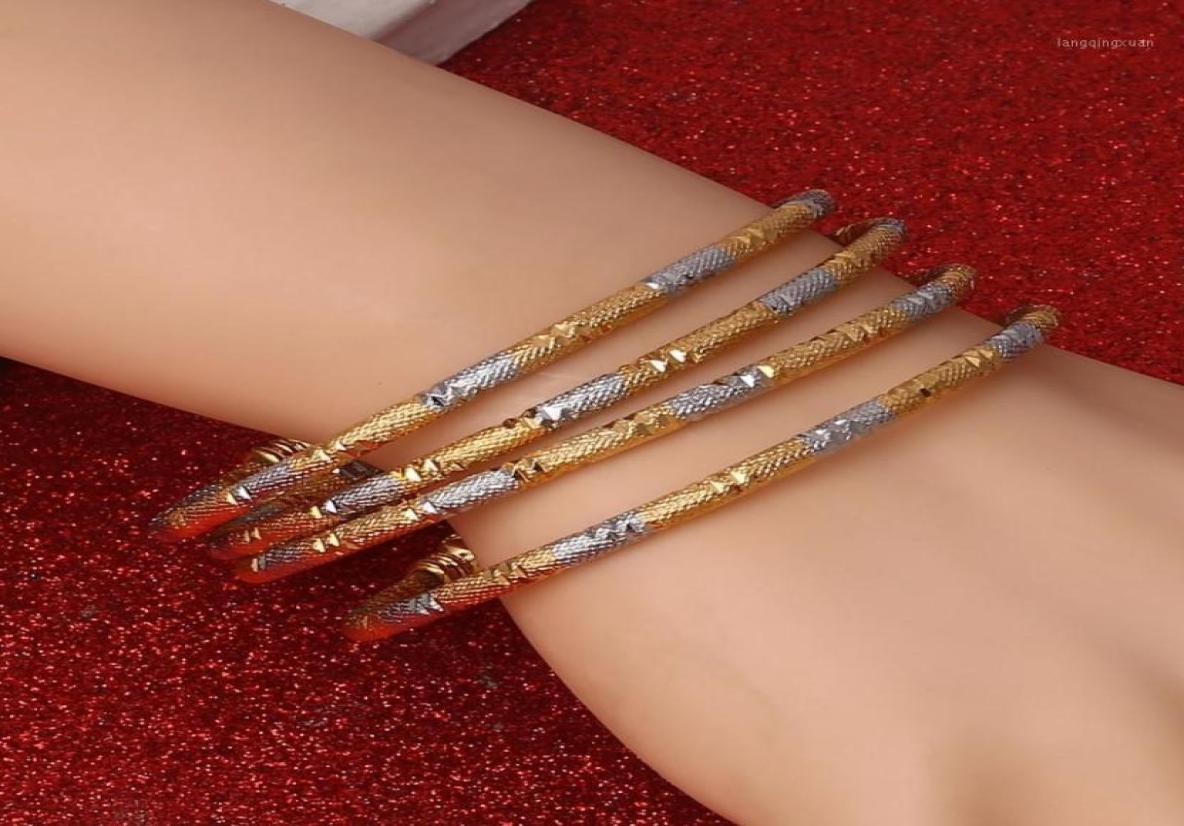 Bangle Dubai Bangles Women Men 4pcs Two Tone Bracelets African European Ethiopia Girls Jewelry Bride Gift19562911
Bangle Dubai Bangles Women Men 4pcs Two Tone Bracelets African European Ethiopia Girls Jewelry Bride Gift19562911