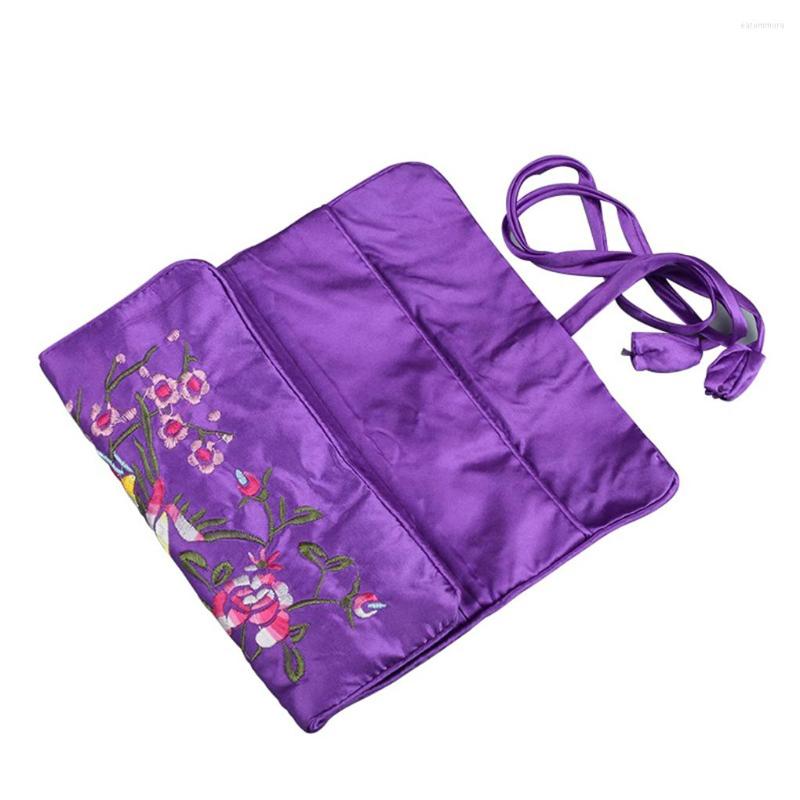Jewelry Pouches Brocade Satin Bag Silk Embroidery Scroll Durable Pouch Multi Layer Easy Matching Ornaments Storage Rings Bracelets
Jewelry Pouches Brocade Satin Bag Silk Embroidery Scroll Durable Pouch Multi Layer Easy Matching Ornaments Storage Rings Bracelets