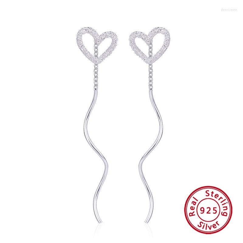 Stud Earrings 1 Pair Romantic Heart Pendant 925 Sterling Silver For Women Charm Fine Jewelry Fashion Luxury Sweet Tassel Ear Studs
Stud Earrings 1 Pair Romantic Heart Pendant 925 Sterling Silver For Women Charm Fine Jewelry Fashion Luxury Sweet Tassel Ear Studs