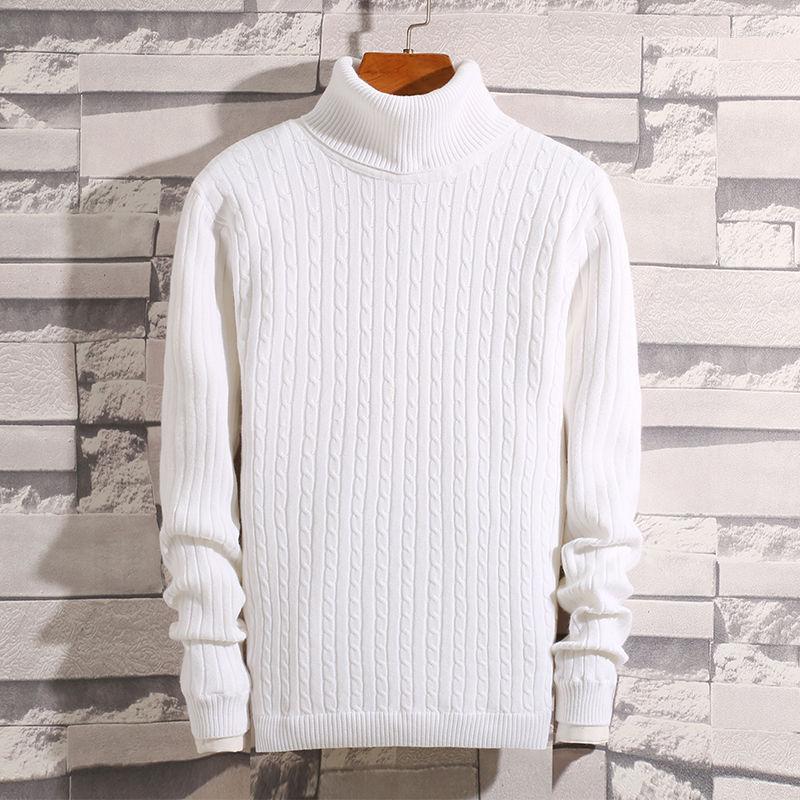 Men's Sweaters Men Sweater Winter High Neck Thick Warm Turtleneck Brand Male Slim Fit Pullover Man Knitwear Mens Double Collar White, Beige
Men's Sweaters Men Sweater Winter High Neck Thick Warm Turtleneck Brand Male Slim Fit Pullover Man Knitwear Mens Double Collar White, Beige