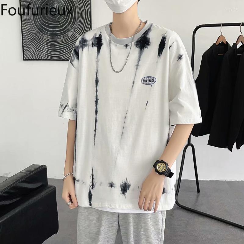 Men's T Shirts Foufurieux T-shirts Men O-Neck Clothing Summer 2023 Y2K Young Students Creative Design Tie-Dye Top Loose Streetwear Tops, White
Men's T Shirts Foufurieux T-shirts Men O-Neck Clothing Summer 2023 Y2K Young Students Creative Design Tie-Dye Top Loose Streetwear Tops, White