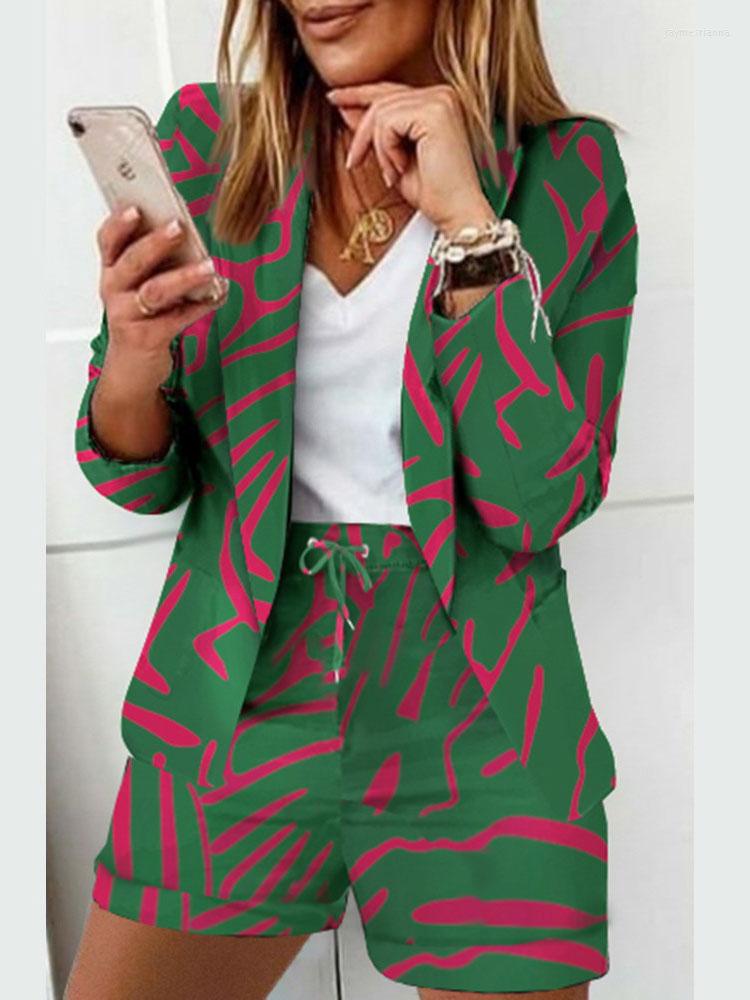 Women' Tracksuits Women' Spring And Autumn Printed Shorts Suit Set Slim Female Office Clothes Casual Drawstring Coat 2 Piece, Black
Women' Tracksuits Women' Spring And Autumn Printed Shorts Suit Set Slim Female Office Clothes Casual Drawstring Coat 2 Piece, Black