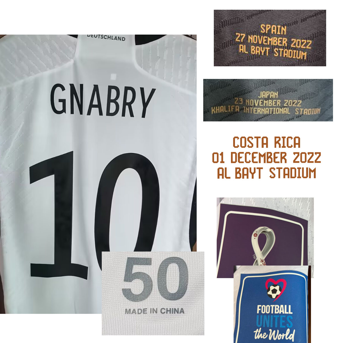 Home Textile Match Worn Player Issue Gnabry Kimmich Gotze Muller MUSIALA Heat Transfer Iron ON Soccer Patch Badge, #10 gnabey
Home Textile Match Worn Player Issue Gnabry Kimmich Gotze Muller MUSIALA Heat Transfer Iron ON Soccer Patch Badge, #10 gnabey