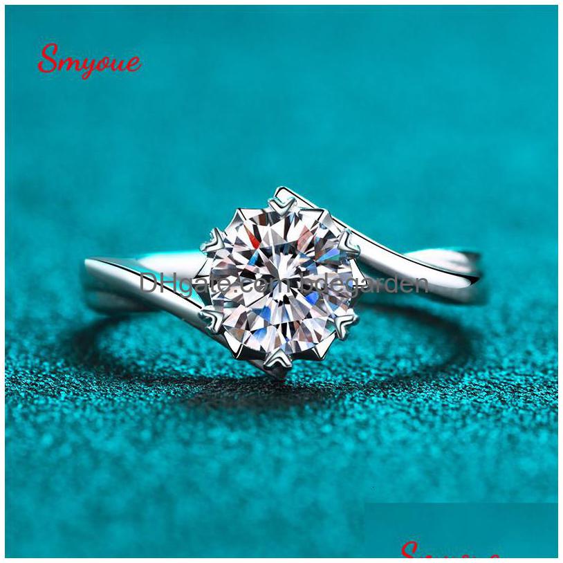 Rings Smyoue 032 Carat 100% Real Ring For Women White Gold Plated S925 Solid Sier Luxury Simated Diamond Band 230330 Drop De Dhorc
Rings Smyoue 032 Carat 100% Real Ring For Women White Gold Plated S925 Solid Sier Luxury Simated Diamond Band 230330 Drop De Dhorc