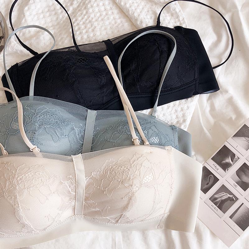 Bras Sets Sexy Lace Tube Top No Steel Ring Thin Big Breasts Small Shoulder Straps Traces Inner Underwear Bra Anti-glare Crop, As photoes showes
Bras Sets Sexy Lace Tube Top No Steel Ring Thin Big Breasts Small Shoulder Straps Traces Inner Underwear Bra Anti-glare Crop, As photoes showes