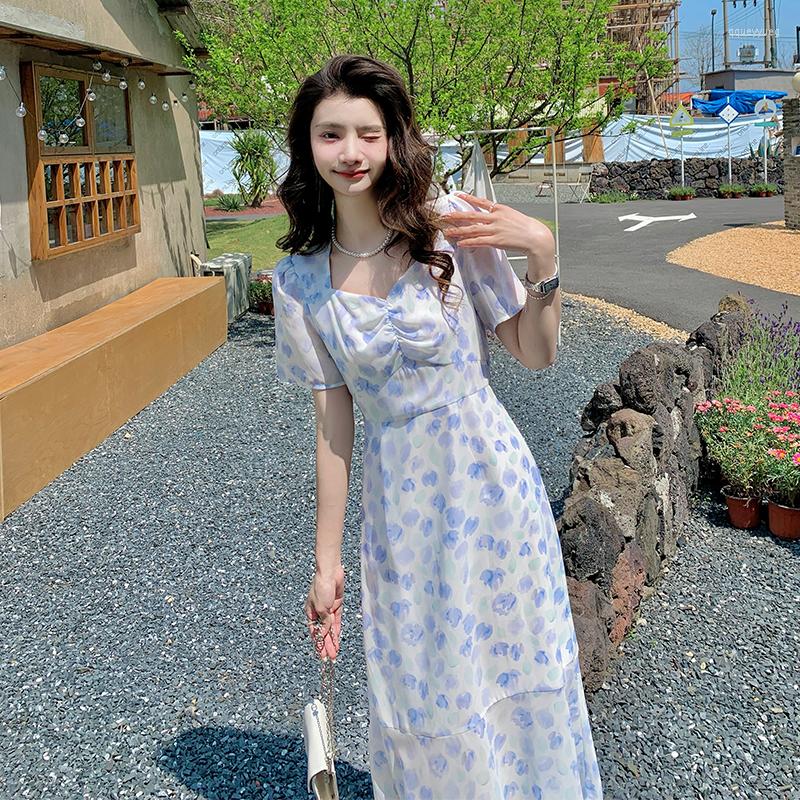 Party Dresses Summer 2023 Formal Small Fresh Style Chiffon Print Bow Puff Sleeve A-line Dress Slim Fashion Casual Out On Vacation, White
Party Dresses Summer 2023 Formal Small Fresh Style Chiffon Print Bow Puff Sleeve A-line Dress Slim Fashion Casual Out On Vacation, White