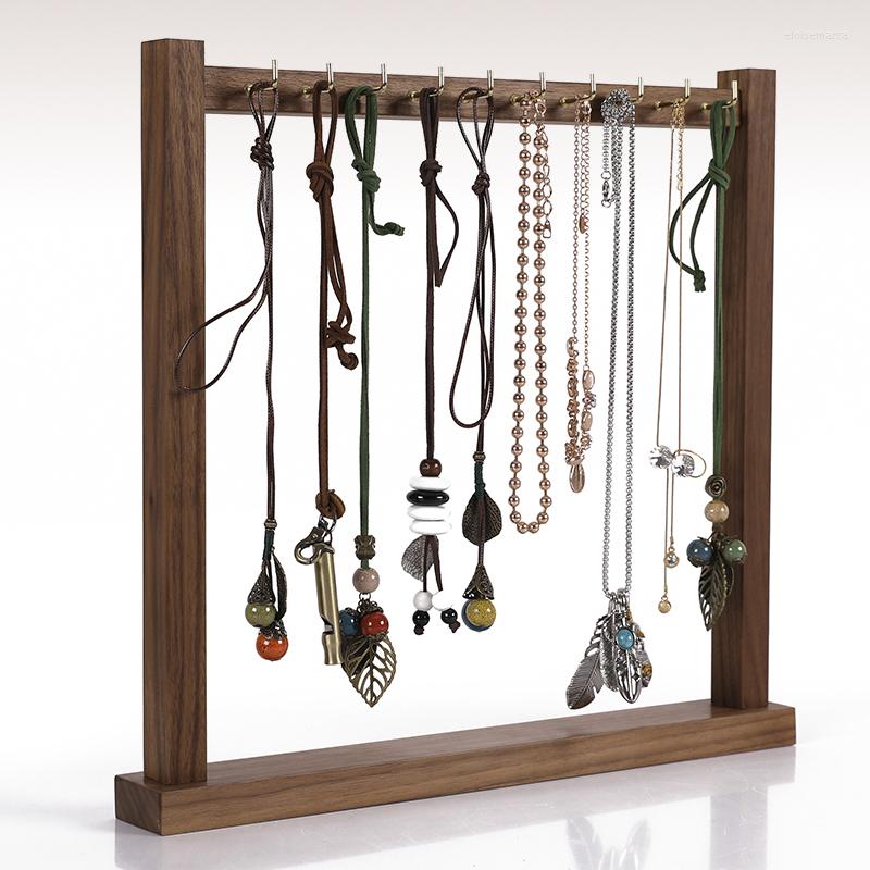Jewelry Pouches Wooden Necklace Chains Display Stand Hooks Earring Holder Box Organizer Organizador De Joyas Rack Shelf
Jewelry Pouches Wooden Necklace Chains Display Stand Hooks Earring Holder Box Organizer Organizador De Joyas Rack Shelf