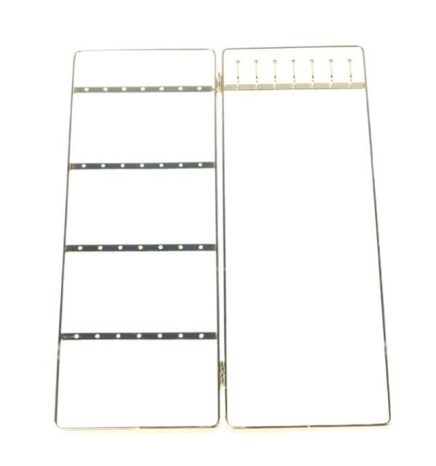 Jewelry Pouches Bags Double Panel Display Rack Hanging Earrings Stand Organizer9308534