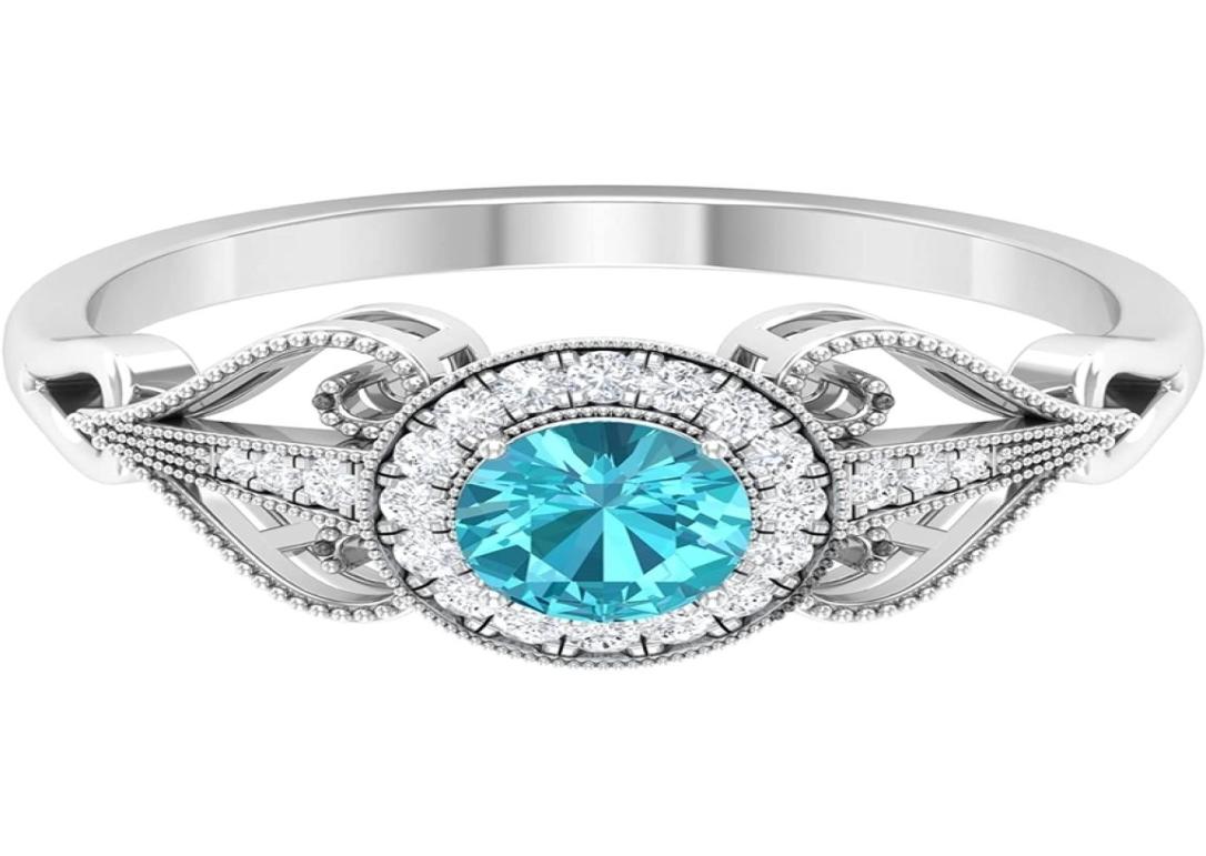Solitaire Ring Swiss Blue Topaz and Diamond Gold Beaded Statement 5 MM Round Cut 14K Solid 2209129308873
Solitaire Ring Swiss Blue Topaz and Diamond Gold Beaded Statement 5 MM Round Cut 14K Solid 2209129308873