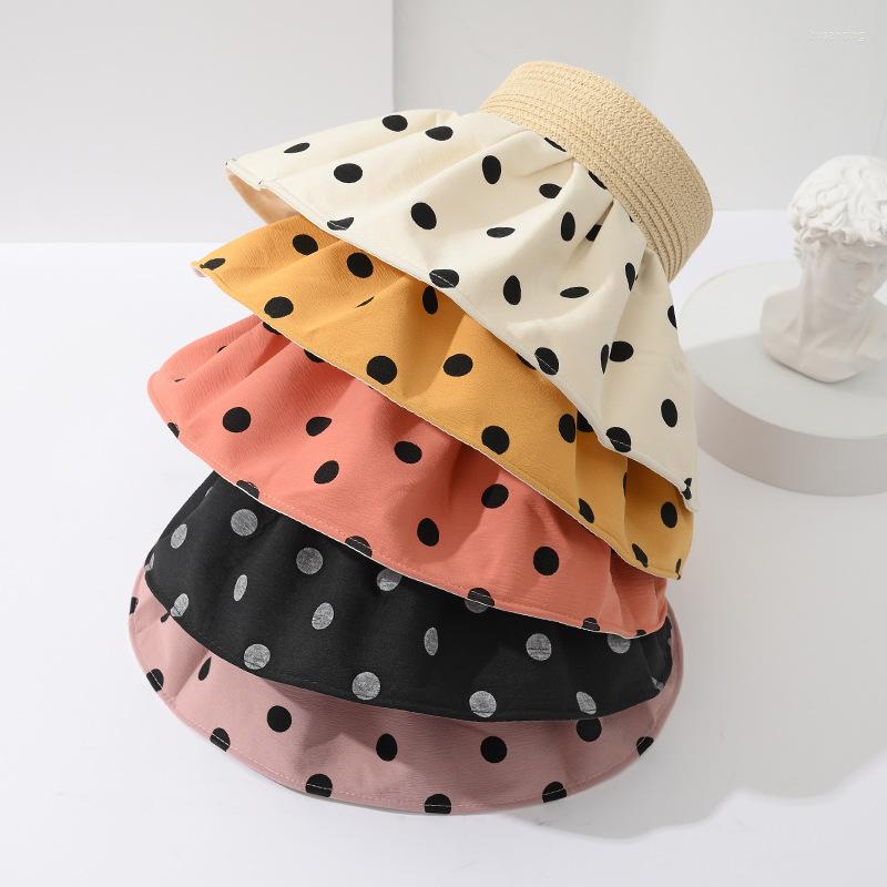 Wide Brim Hats 2023 Type EmptyTop Hat Women's Outdoor Sunscreen Shell Spring And Summer Polka Dots Foldable Sun, Black
Wide Brim Hats 2023 Type EmptyTop Hat Women's Outdoor Sunscreen Shell Spring And Summer Polka Dots Foldable Sun, Black