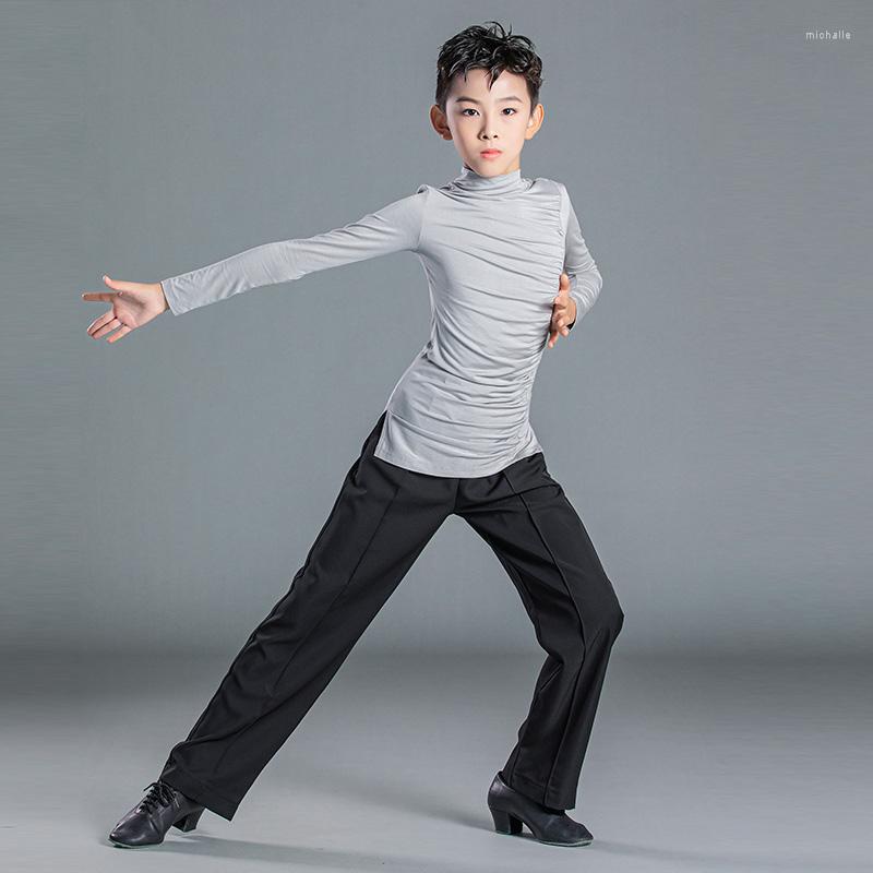 Stage Wear Children'S Latin Dance Costumes Long Sleeves Top Modern Dancing Pants Boys Ballroom Salsa Tango Chacha Clothes SL7938
Stage Wear Children'S Latin Dance Costumes Long Sleeves Top Modern Dancing Pants Boys Ballroom Salsa Tango Chacha Clothes SL7938