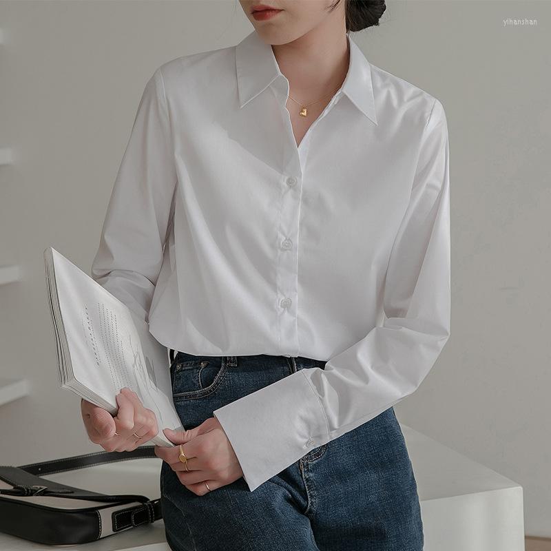 Women' Blouses White Cotton Blouse Women Spring Autumn Fashion Turn-down Collar Long Sleeve Irregular Hem Loose Tops Woman Office Career
Women' Blouses White Cotton Blouse Women Spring Autumn Fashion Turn-down Collar Long Sleeve Irregular Hem Loose Tops Woman Office Career