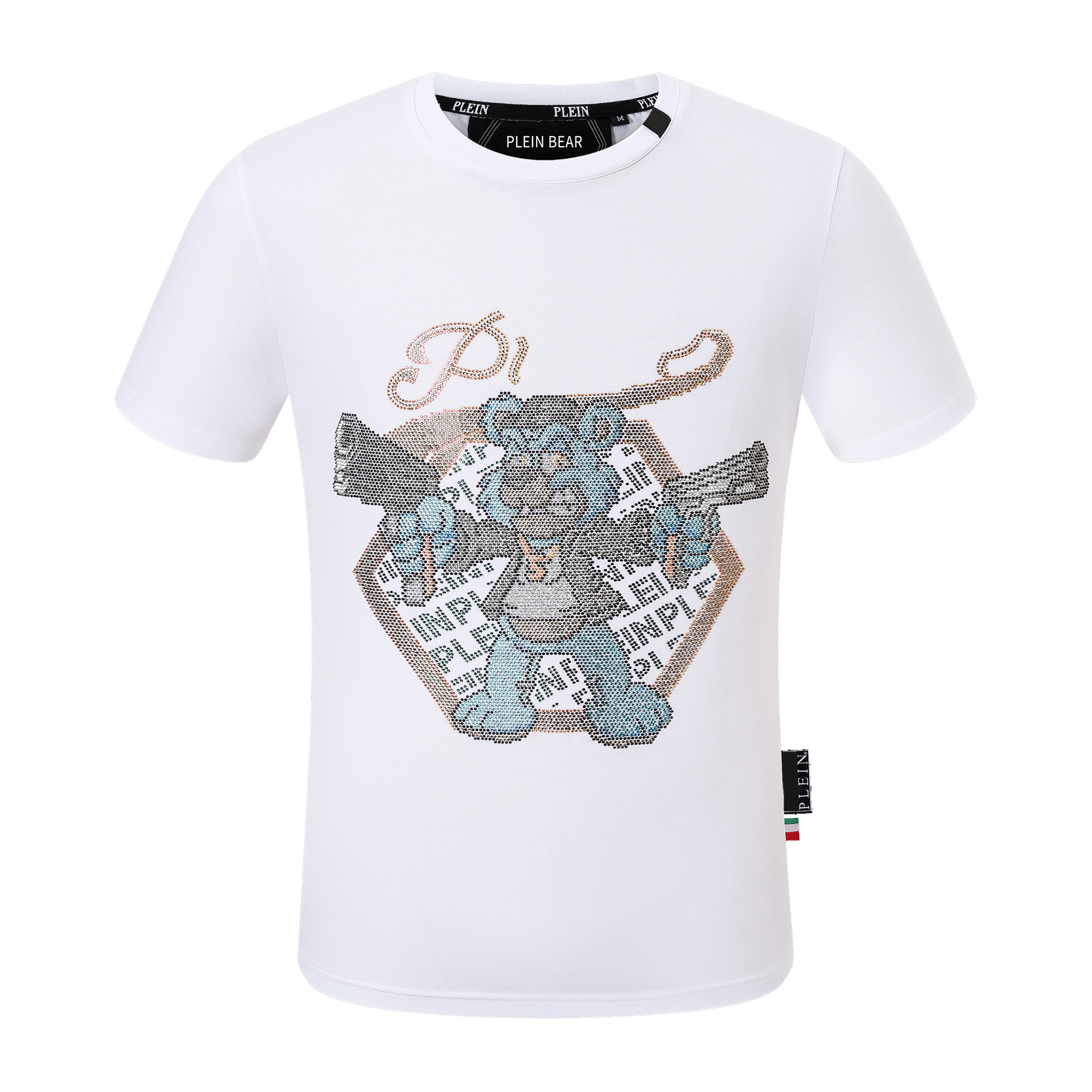 PLEIN BEAR T SHIRT Mens Designer Tshirts Brand Clothing Rhinestone PP Skulls Men T-SHIRT ROUND NECK SS SKULL Hip Hop Tshirt Top Tees 161294, White
PLEIN BEAR T SHIRT Mens Designer Tshirts Brand Clothing Rhinestone PP Skulls Men T-SHIRT ROUND NECK SS SKULL Hip Hop Tshirt Top Tees 161294, White