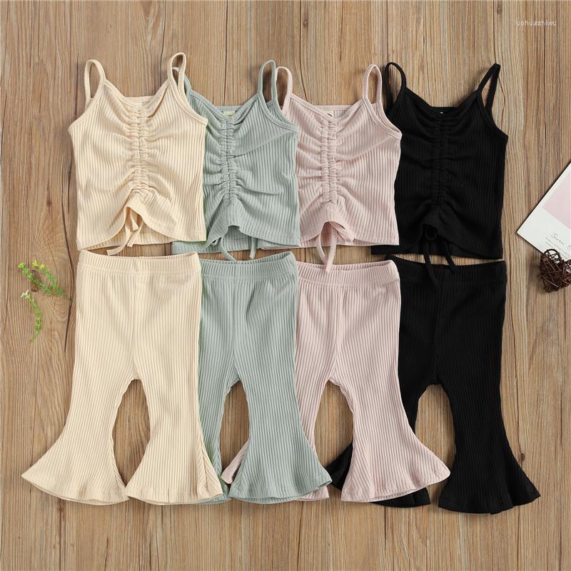 Clothing Sets 6-36months Baby Girl Camisole Top Flared Pants Drawstring Decoration Simple Style Infant Girls Summer Set, Beige
Clothing Sets 6-36months Baby Girl Camisole Top Flared Pants Drawstring Decoration Simple Style Infant Girls Summer Set, Beige