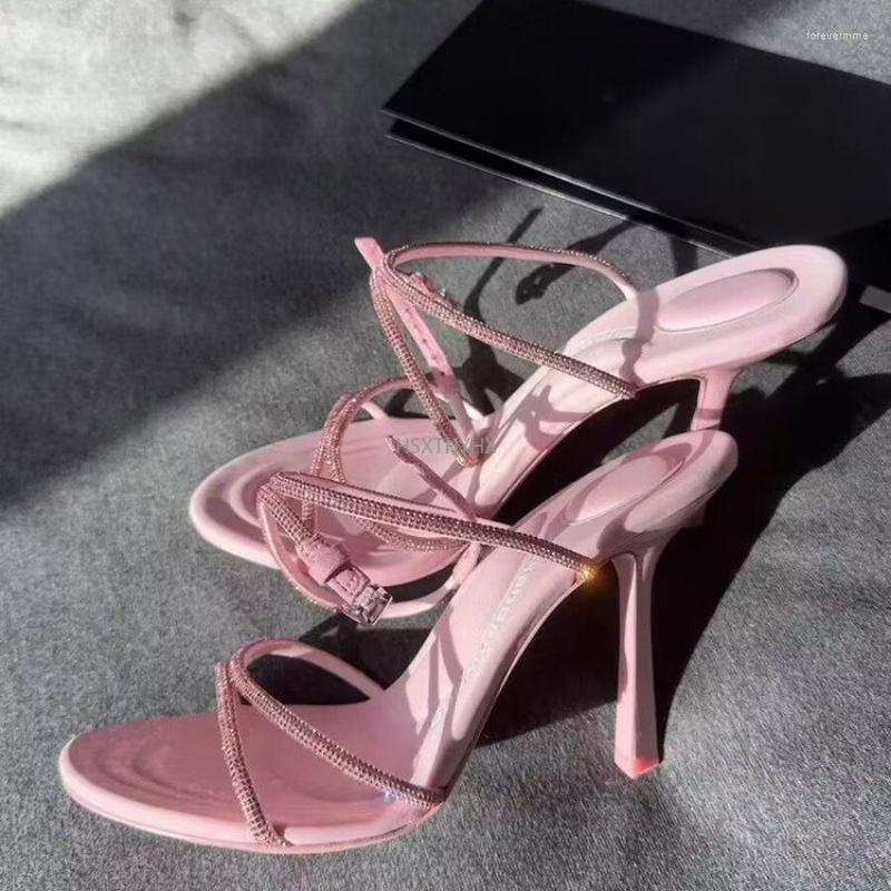 Sandals Summer Women Crystal-embellished Sexy Ankle Strap 100mm Stiletto Heels Gladiator Sandalias Ladies Open Toe Party Shoes, Black 9cm
Sandals Summer Women Crystal-embellished Sexy Ankle Strap 100mm Stiletto Heels Gladiator Sandalias Ladies Open Toe Party Shoes, Black 9cm