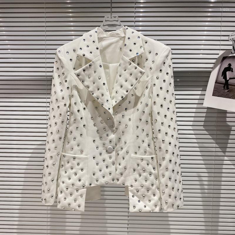 Women' Jackets 2023 Spring Autumn Fashion Design Women' Turn Down Collar Full Rhinestone Patchwork Shinny Bling Luxury Blazer Suit, Black
Women' Jackets 2023 Spring Autumn Fashion Design Women' Turn Down Collar Full Rhinestone Patchwork Shinny Bling Luxury Blazer Suit, Black