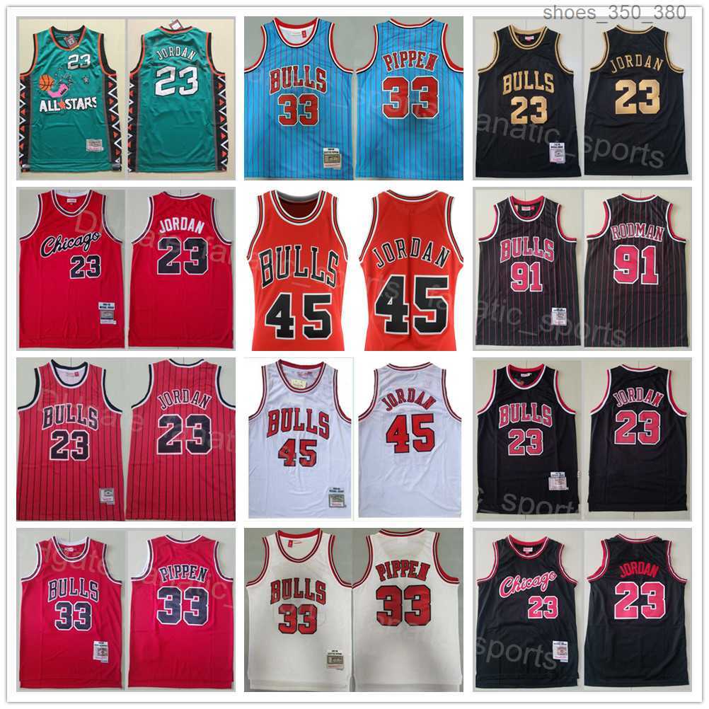 Vintage Basketball Mitchell and Ness Jersey Scottie Pippen 33 Dennis Rodman 91 Michael 23 Retro All Stitched Stripe Black Red White Green Blue Color Team Sport Retro
Vintage Basketball Mitchell and Ness Jersey Scottie Pippen 33 Dennis Rodman 91 Michael 23 Retro All Stitched Stripe Black Red White Green Blue Color Team Sport Retro