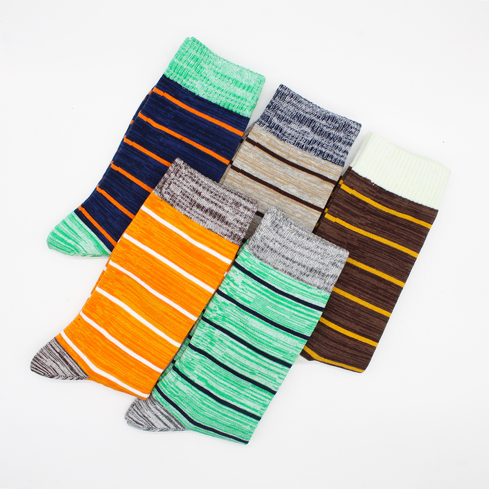 Men's Socks Size 4148 Casual Fashion Cotton Funny Long Women Men Socks Contrast Color Rainbow Larger Size Stripe Socks for Men 230512
