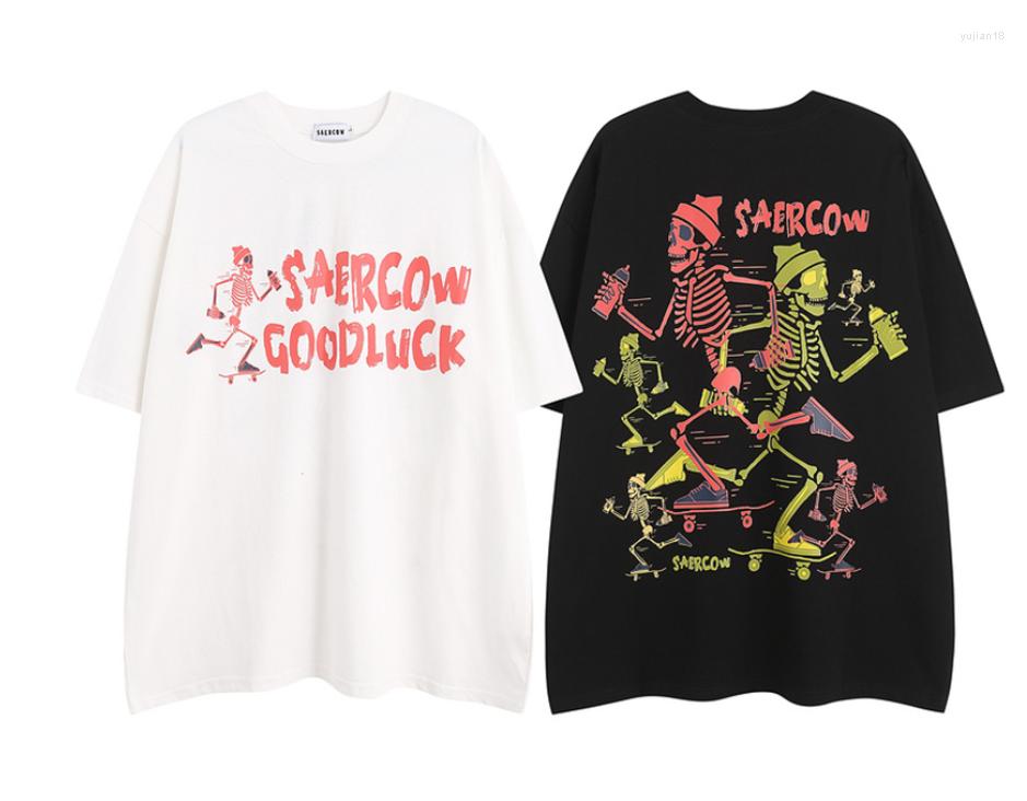 Men's T Shirts Skeleton Skateboard Shirt Men Cotton Thick Tee Skull Hip Hop Streetwear Summer Tops Vintage Oversize Y2K TShirt, Style 03 black
Men's T Shirts Skeleton Skateboard Shirt Men Cotton Thick Tee Skull Hip Hop Streetwear Summer Tops Vintage Oversize Y2K TShirt, Style 03 black