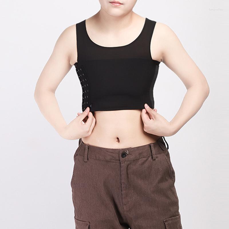 Women's Shapers Women's Summer Thin Les Lesbian Slim Fit Short Vest Flat Chest Binder Tops Tomboy Bra Intimates Breathable Buckle Breast, Black
Women's Shapers Women's Summer Thin Les Lesbian Slim Fit Short Vest Flat Chest Binder Tops Tomboy Bra Intimates Breathable Buckle Breast, Black