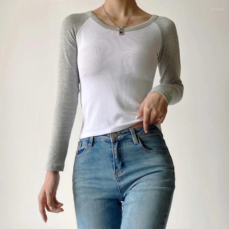 Women' T Shirts Women Raglan Rib Fitted Long Sleeve T-shirt Cropped Top 9 Colours, Bluewhite 
Women' T Shirts Women Raglan Rib Fitted Long Sleeve T-shirt Cropped Top 9 Colours, Bluewhite