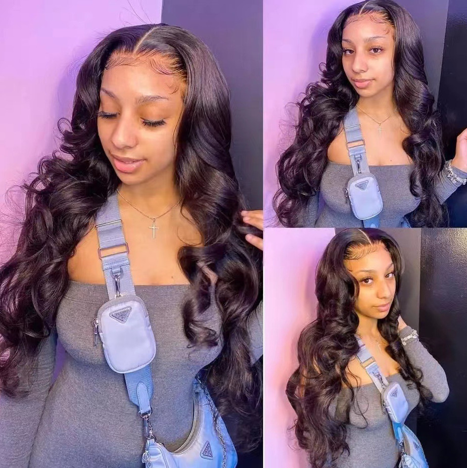 The latest 32-inch lace wig for women big wavy body wavy human hair wigs a variety of styles to choose from support customization